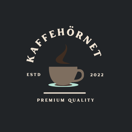 The branch logo with a coffeecup and the text kaffehörnet 